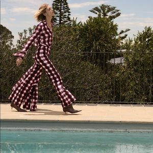 ZARA PRINTED FLARED PANTS LIMITED EDITION